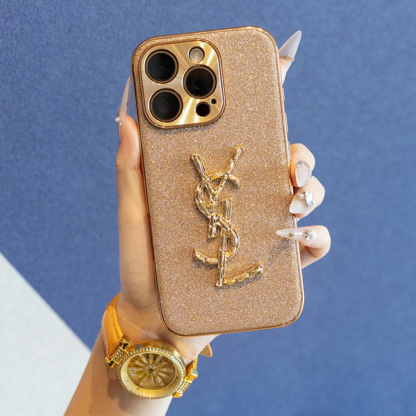 Y-s-l x Premium Shine-serie iPhone-sag