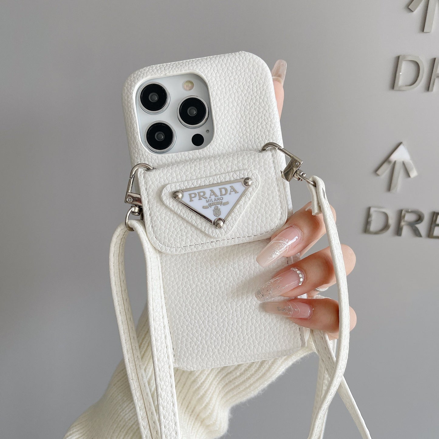 PRA kártya tartó lánc iPhone tok