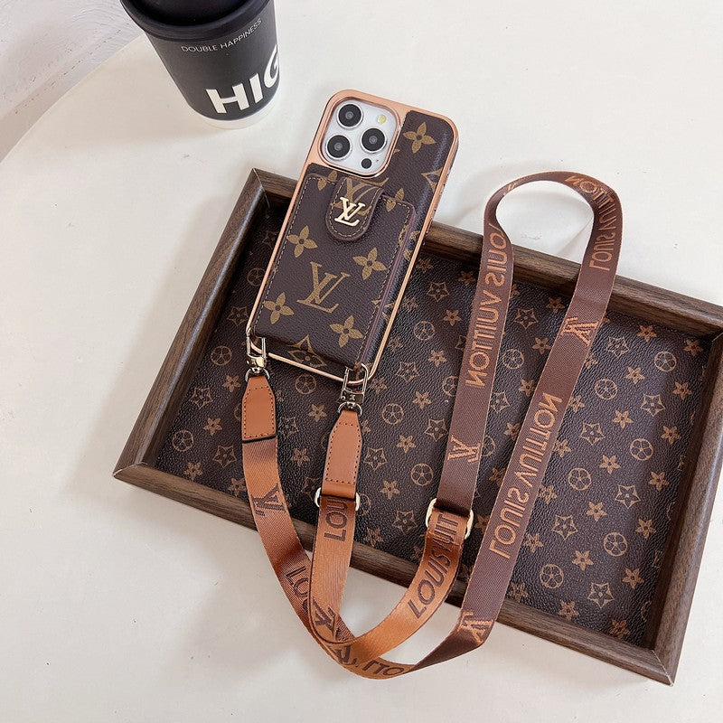 Lou Gold Cover Crossody iPhone tok