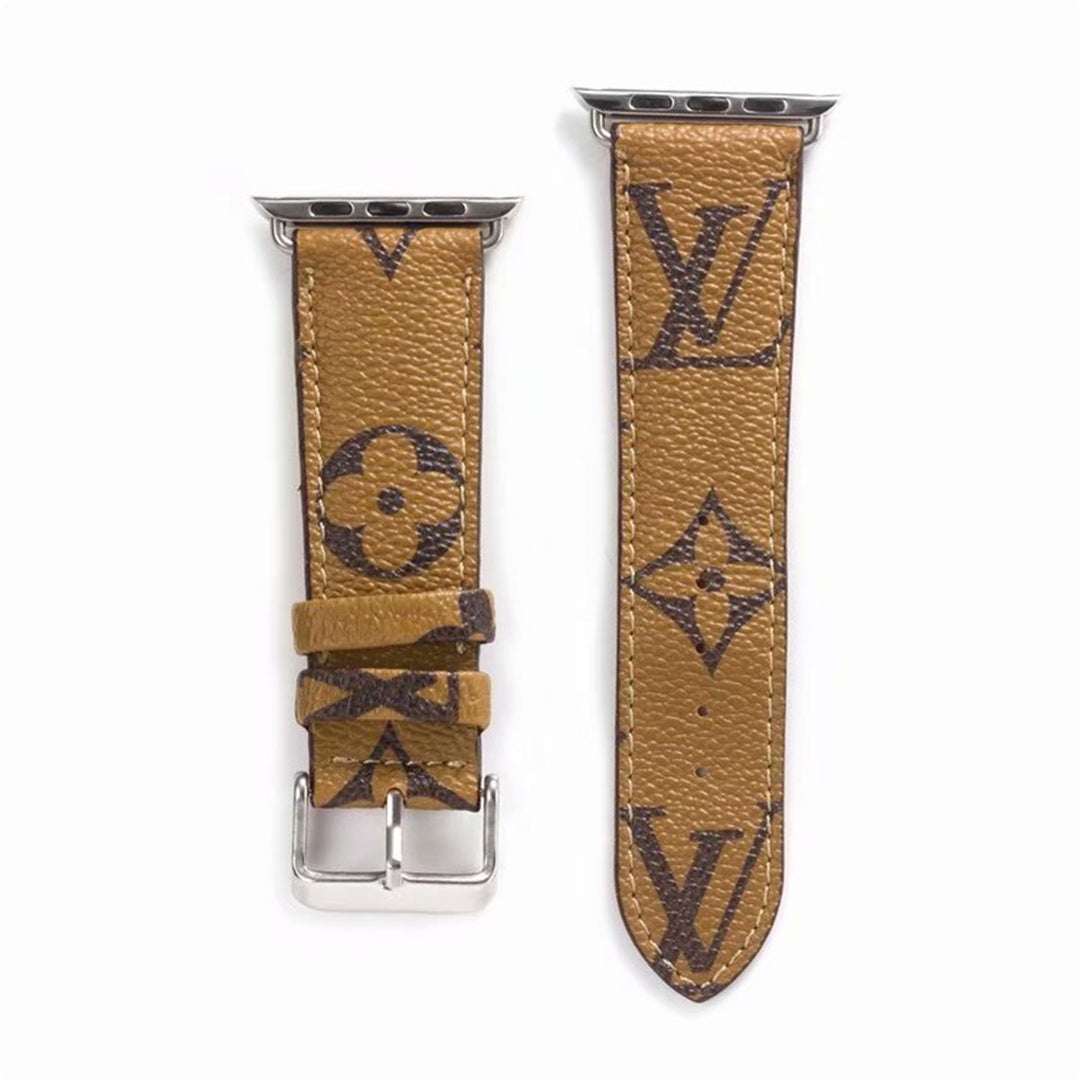 Klassisk brun luksuriøs stropp for Apple Watch -band
