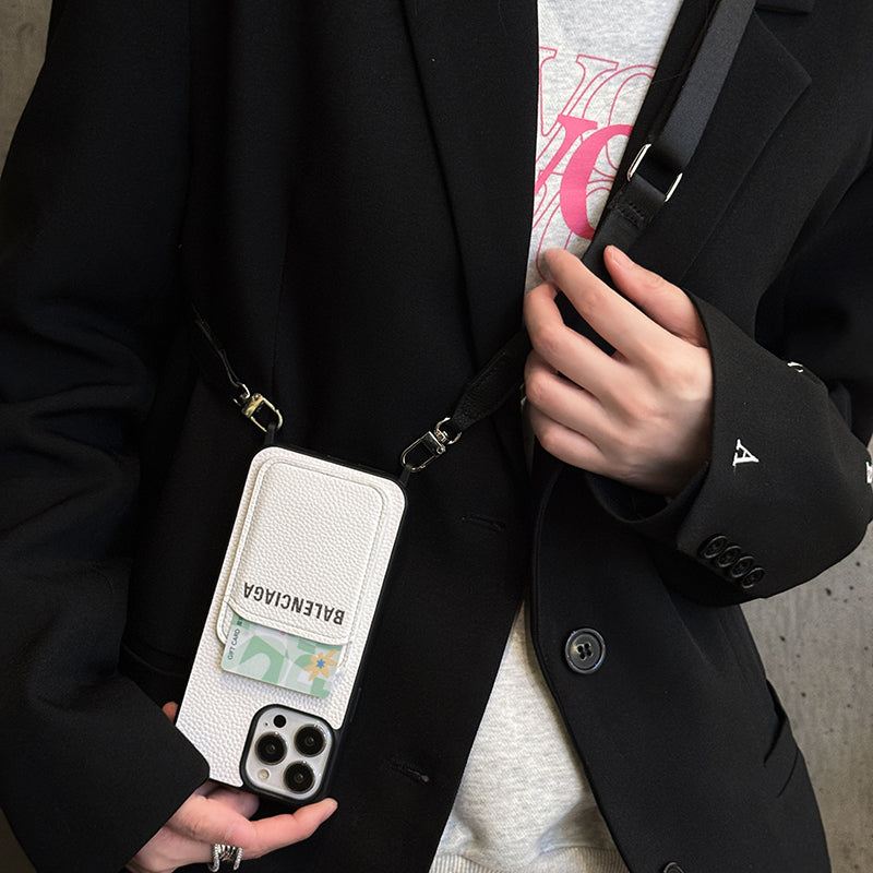 BB Crossbody Leder iPhone Hülle