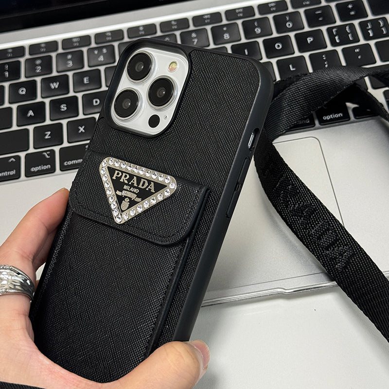 PRA Crossbody bőr iPhone tok