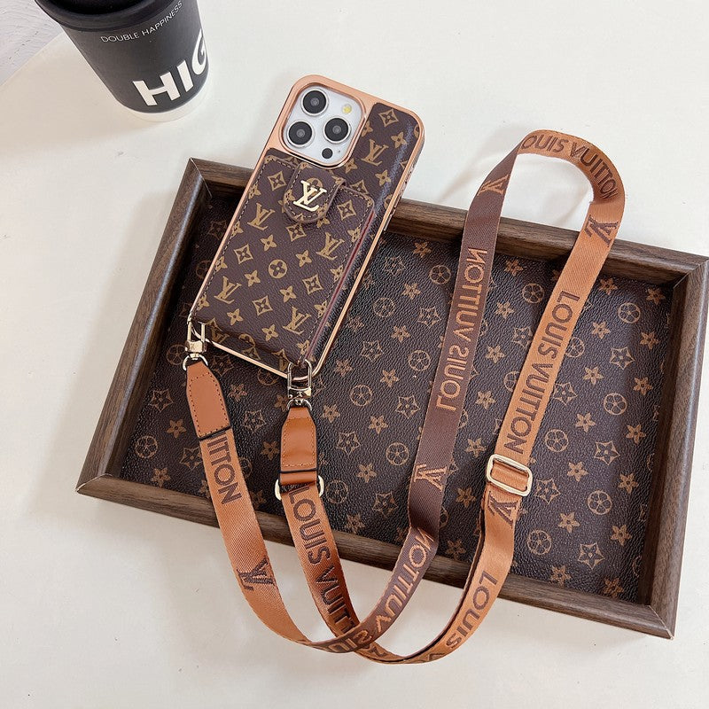 Lou Gold Cover Crossody iPhone tok
