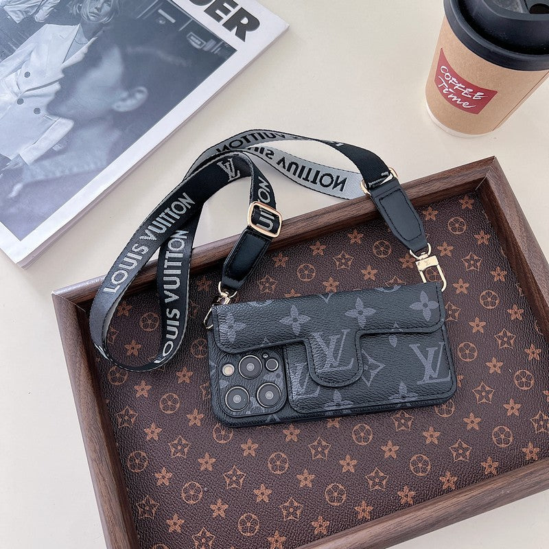Lou Side Card Holder Crossbody Case iPhone