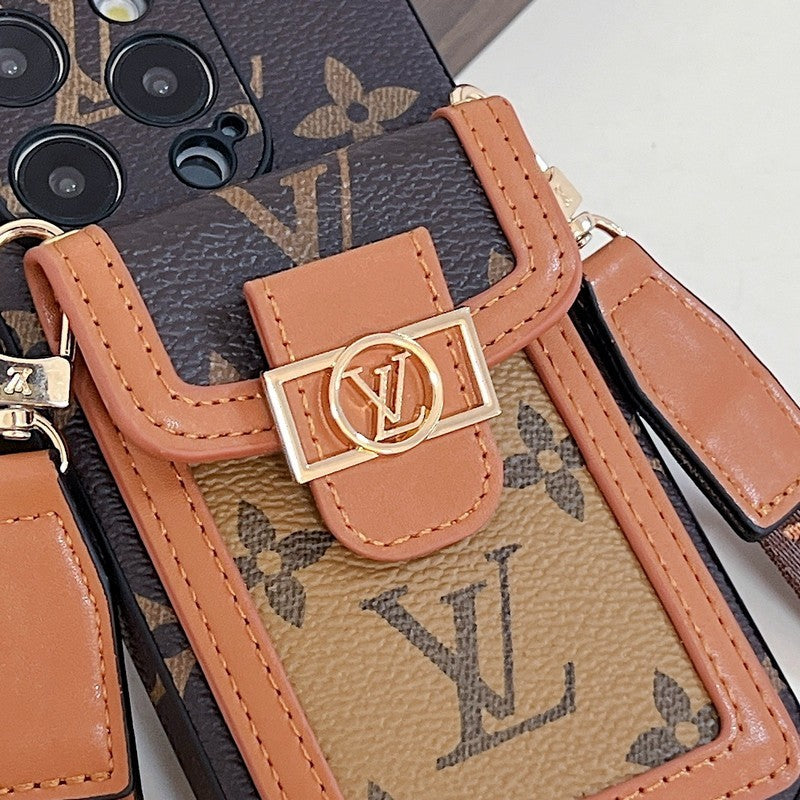 Lou Card Holder CrossBody iPhone Case