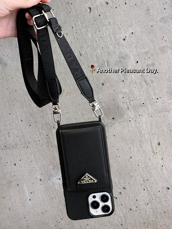 PRA crossbody læder iPhone sag