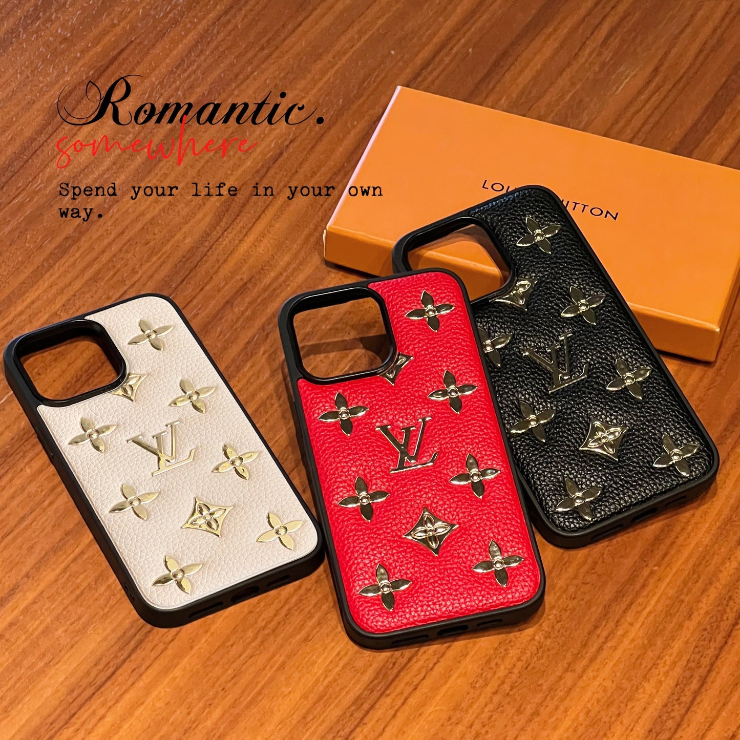 Lou arany bőr iPhone tok