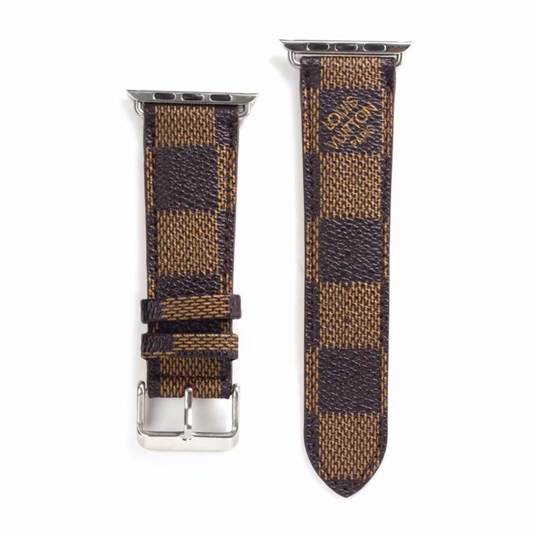 Klassisk brun luksuriøs stropp for Apple Watch -band