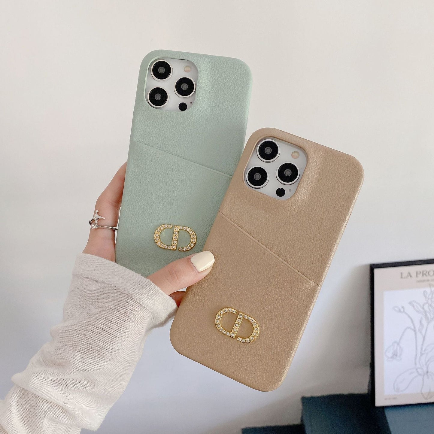 CD skórzana obudowa iPhone'a