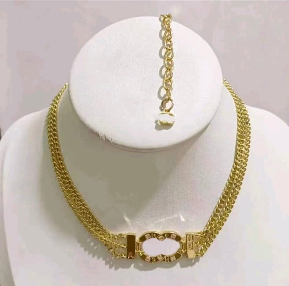 Luksusmerke CC anheng halskjede choker