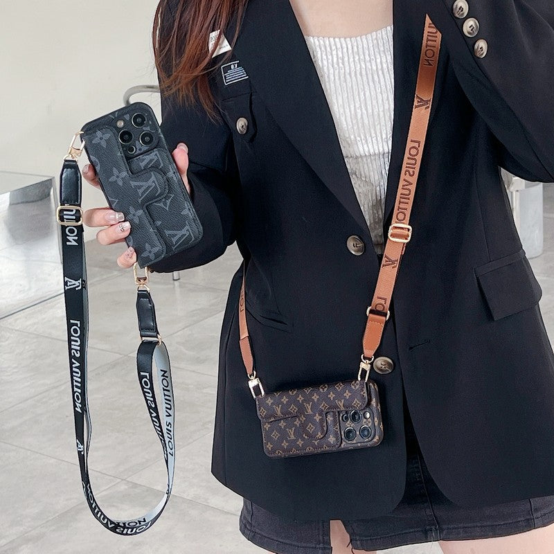 Lou Side Card Holder Crossbody Case iPhone