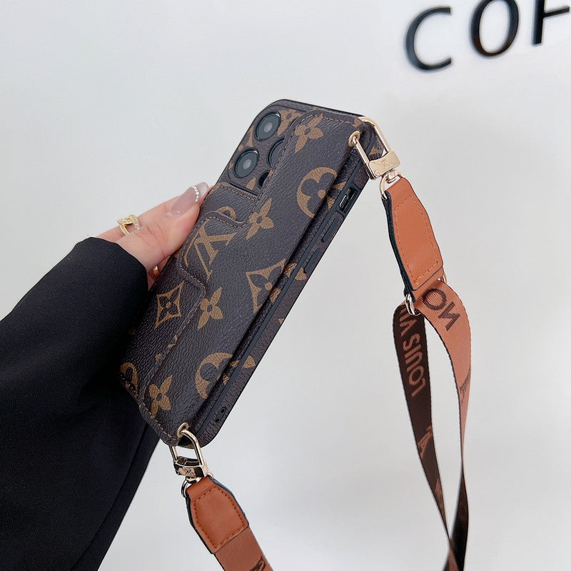 Lou Side Card Holder Crossbody Case iPhone