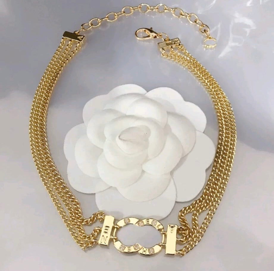 Luksusmerke CC anheng halskjede choker