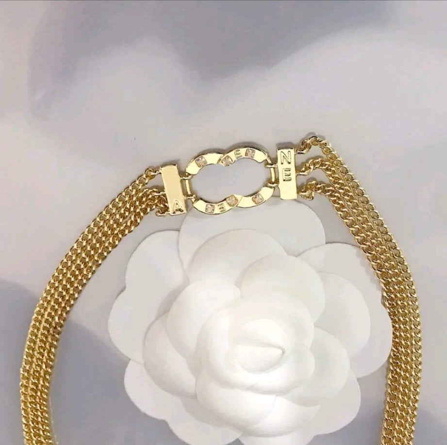 Luksusmerke CC anheng halskjede choker