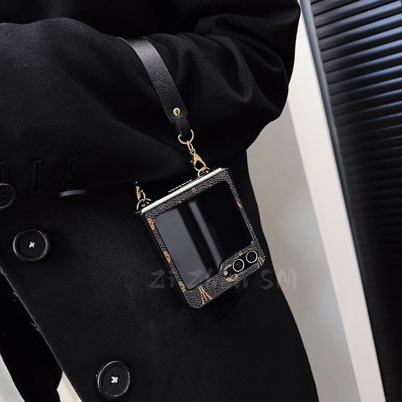 Samsung Luxury Leather Galaxy Z Flip 5/4/3 kotelo