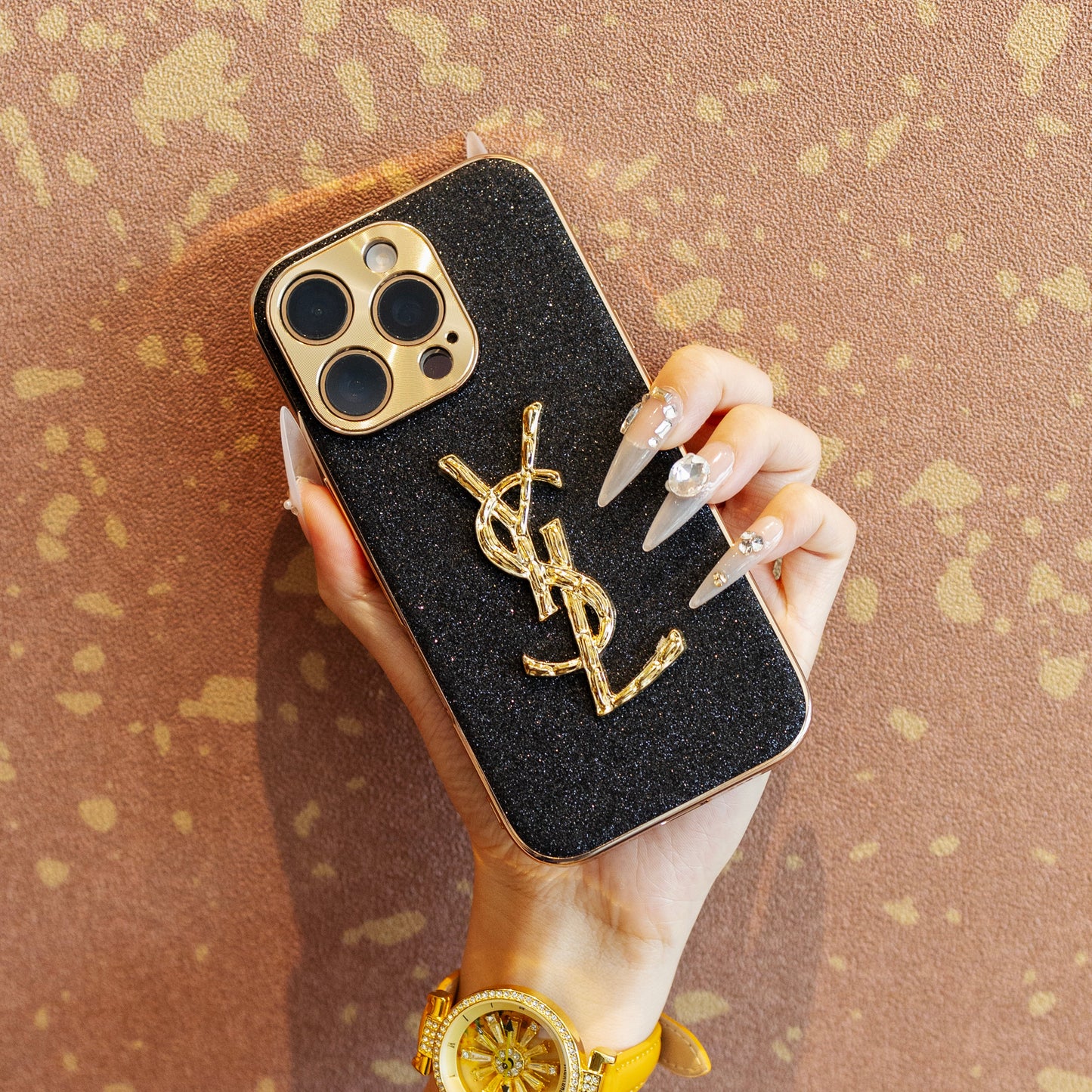 Y-s-l x Premium Shine-serie iPhone-sag