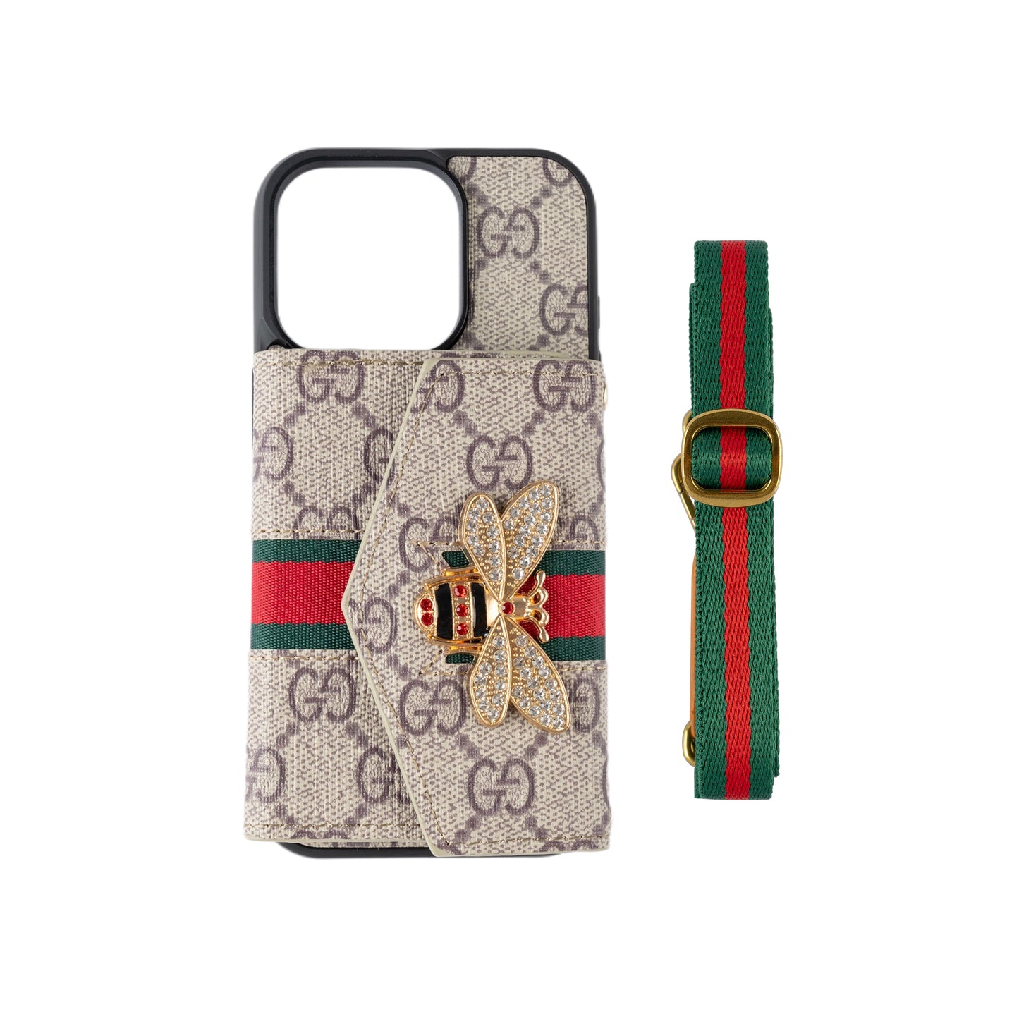GG Advanced Crossbody iPhone tok kártyatartóval és vállszíjjal
