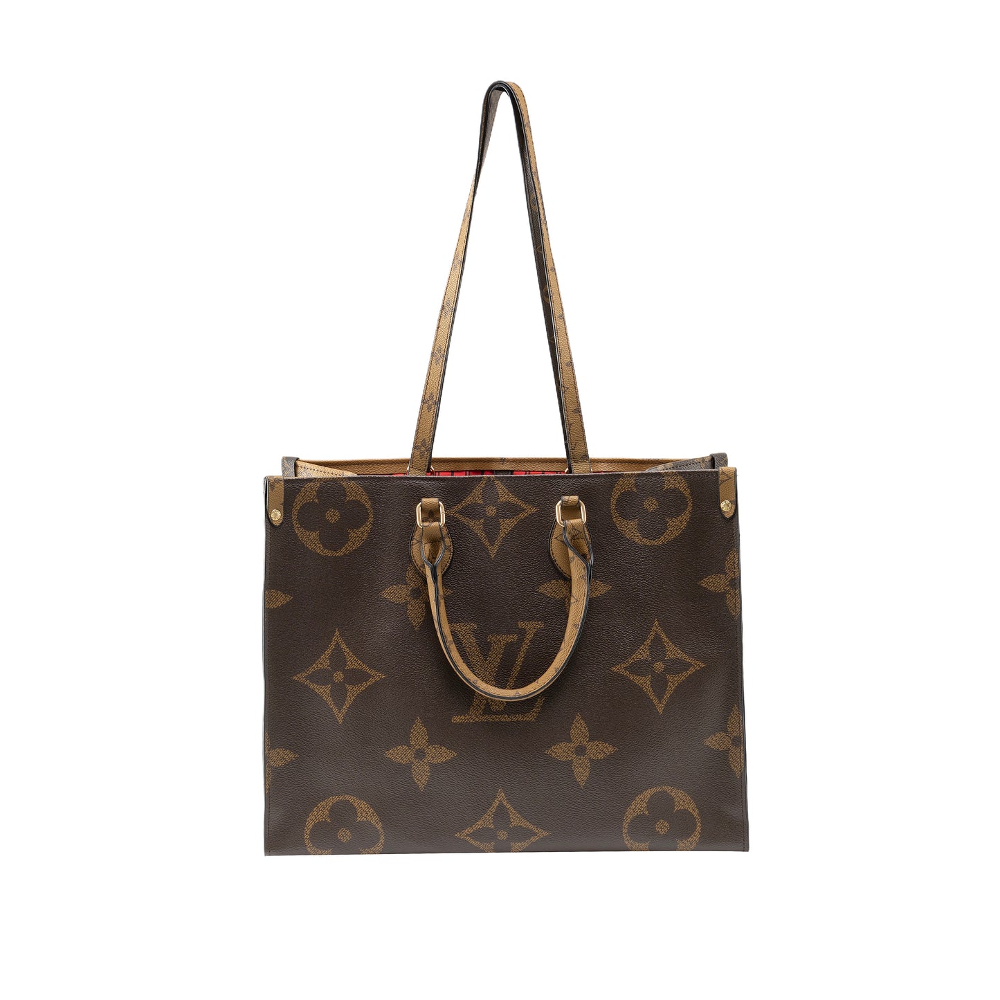 Luxe Monogram Leather Tote Baghandbag