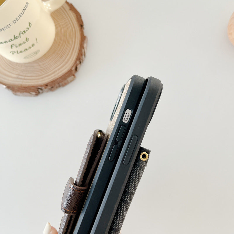 Coach iPhone -sag med tegnebog og crossbody rem sort -xk240402