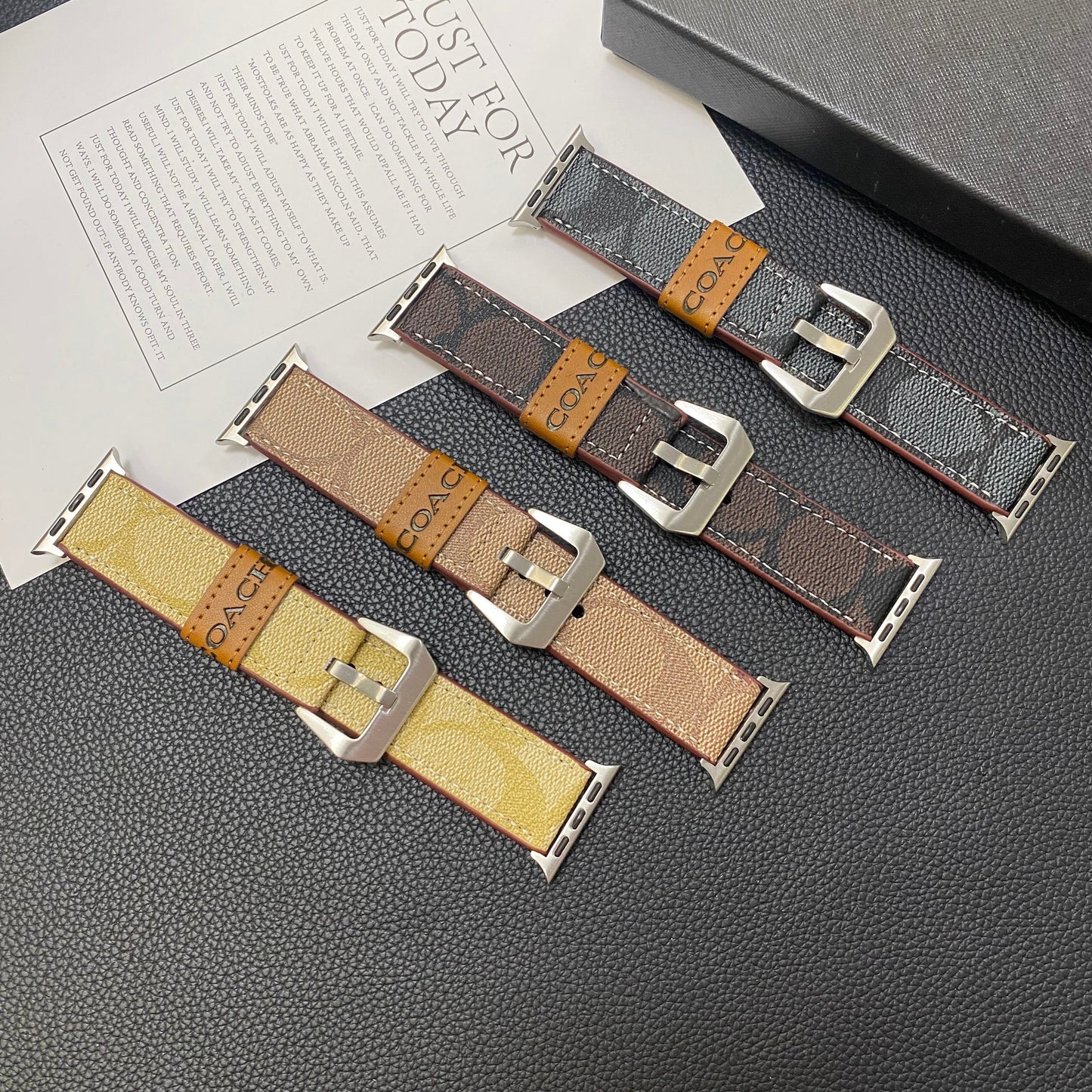 Skinntrener Apple Watch Band Light Brown-Yhk244221710