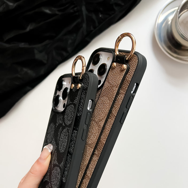Coach iPhone Hülle mit Halterung Kaffee-SW240330