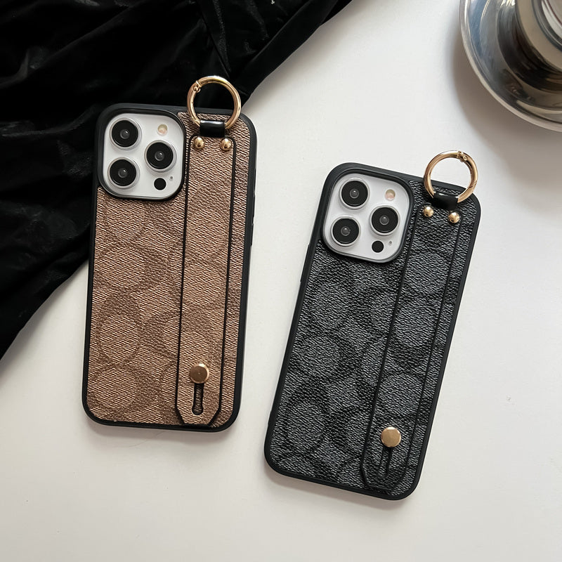Coach iPhone Hülle mit Halterung Kaffee-SW240330