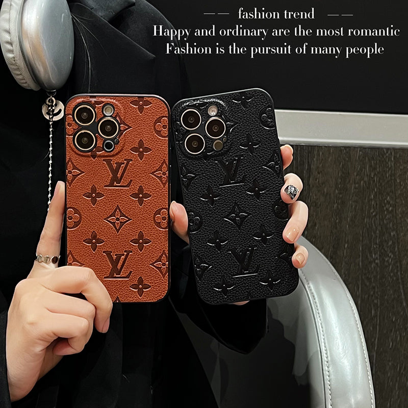 Lou színű bőr iPhone tok
