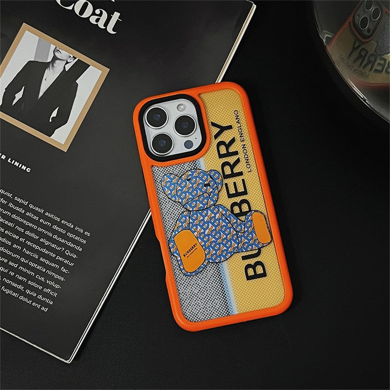 Obudowa z pomarańczowym iPhone'em
