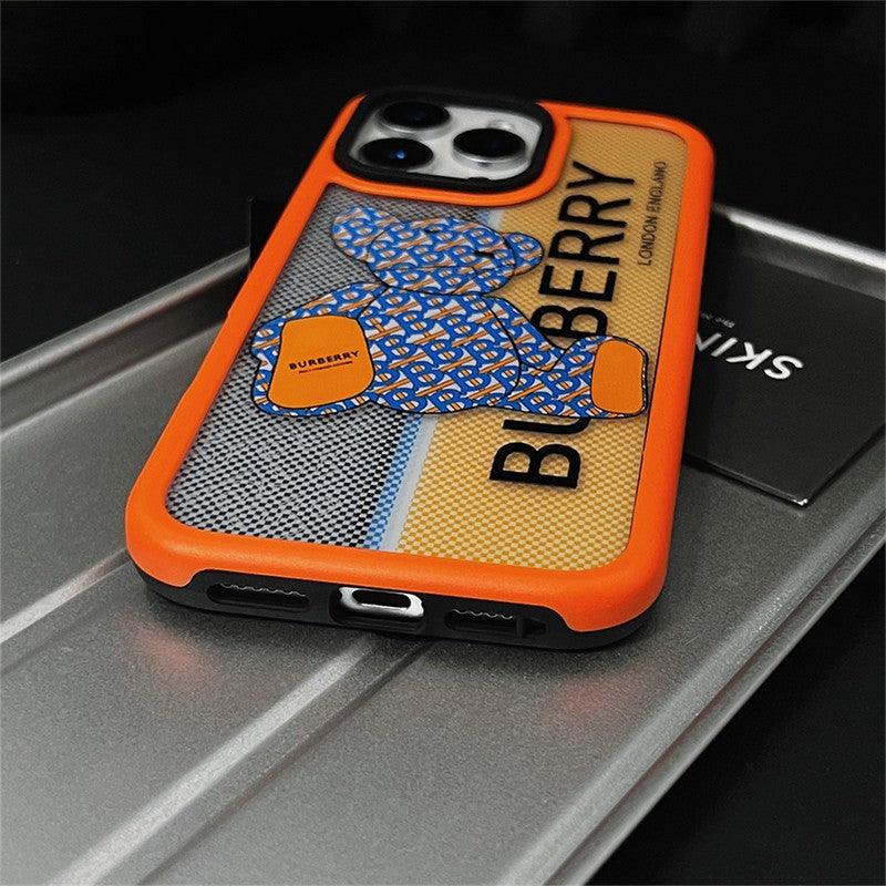 Obudowa z pomarańczowym iPhone'em