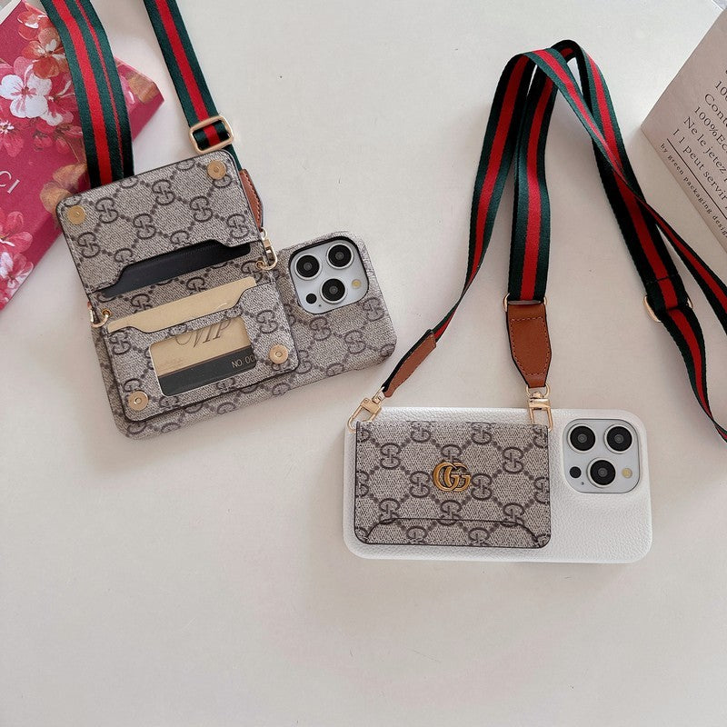 GG Kartenbeutel Crossbody Classic iPhone Case