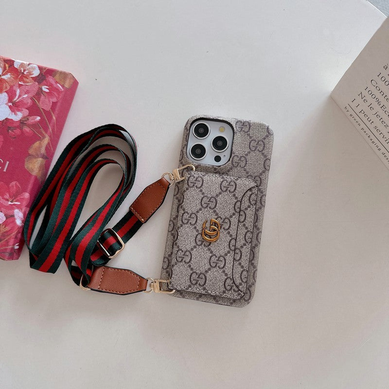 GG Kartenbeutel Crossbody Classic iPhone Case