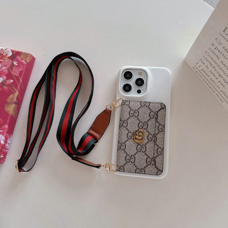 GG Kartenbeutel Crossbody Classic iPhone Case