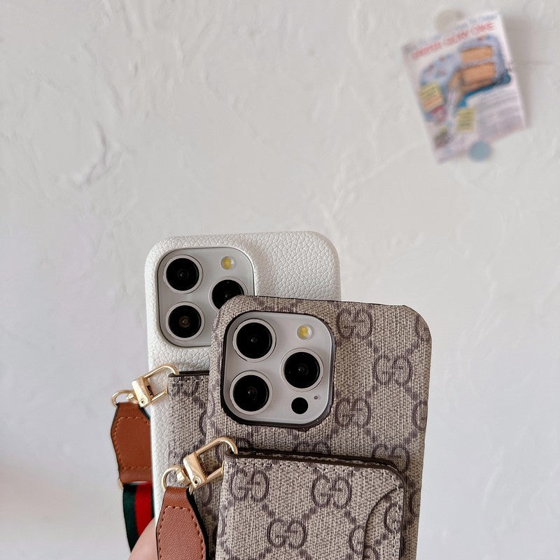 GG Kartenbeutel Crossbody Classic iPhone Case