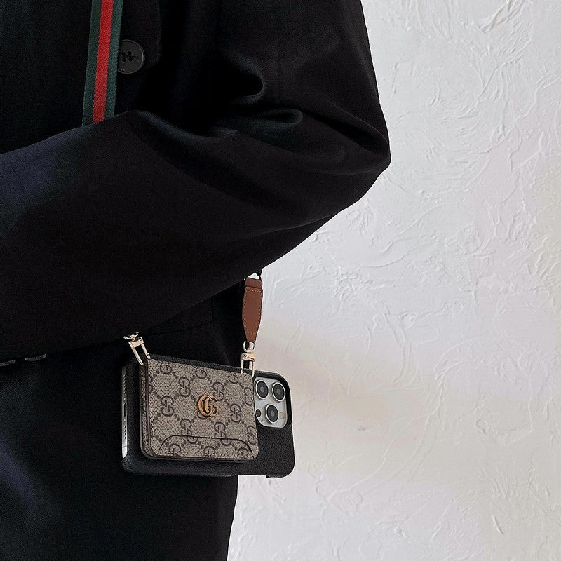 GG Kartenbeutel Crossbody Classic iPhone Case