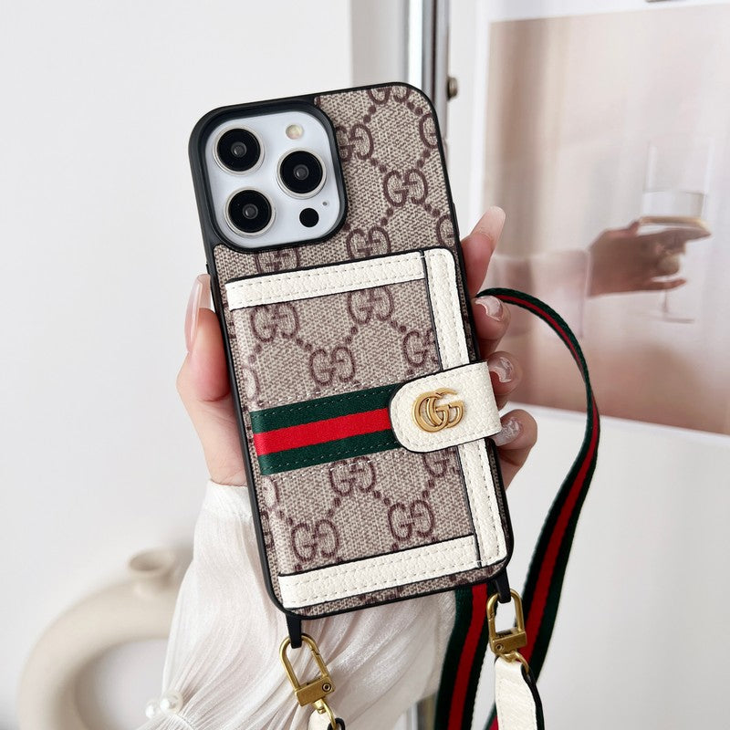 GG Kartenbeutelkette Klassische iPhone Hülle