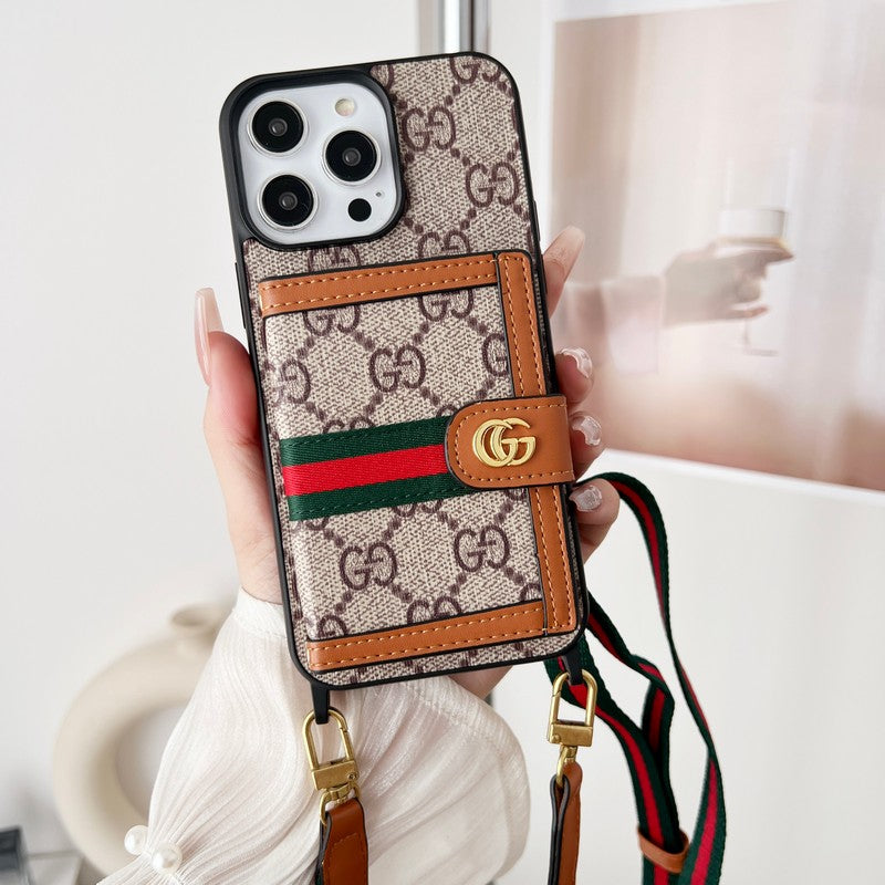 GG Kartenbeutelkette Klassische iPhone Hülle