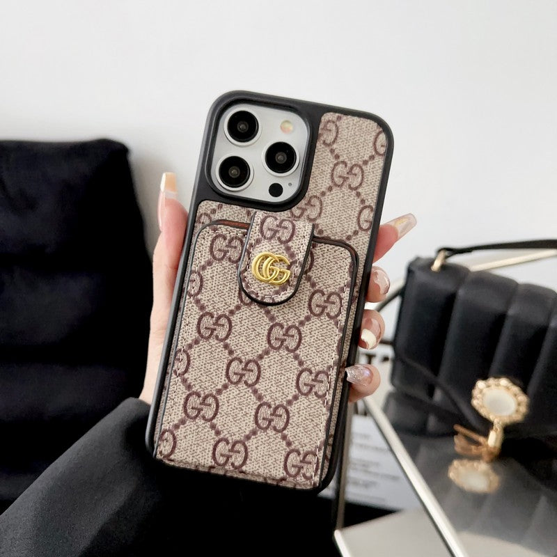 GG Kartenbeutel Crossbody Chain iPhone Hülle