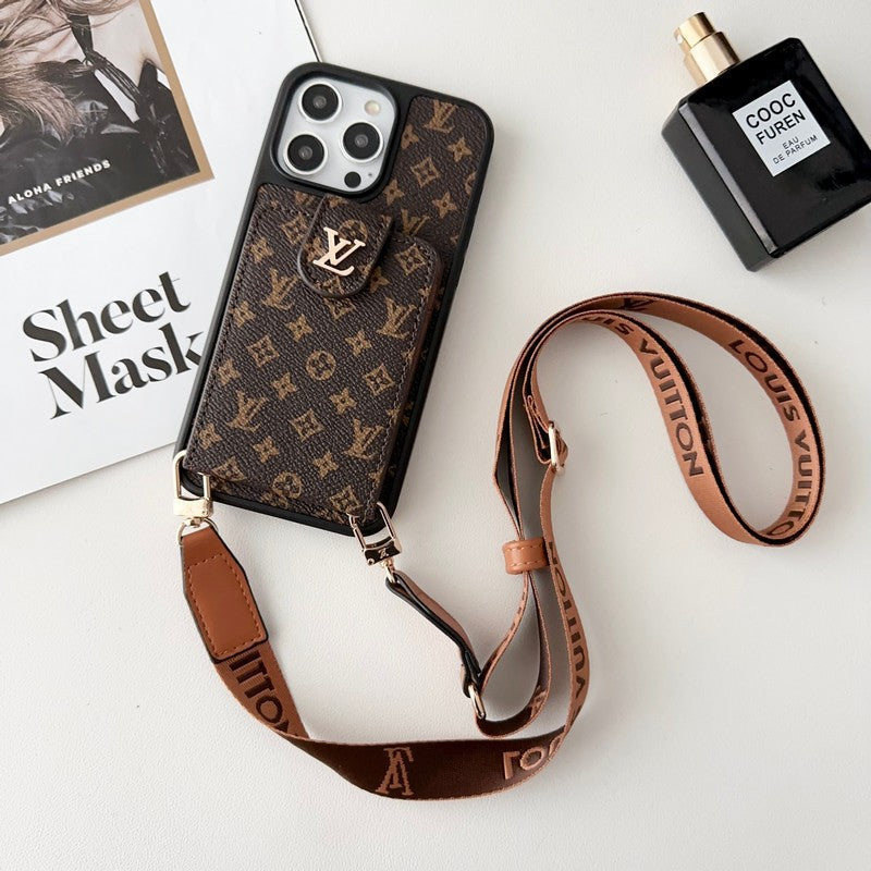Lou Classic Crossbody Card Bag iPhone tok