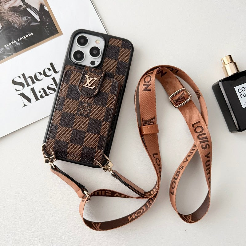 Lou Classic Crossbody Card Bag iPhone tok