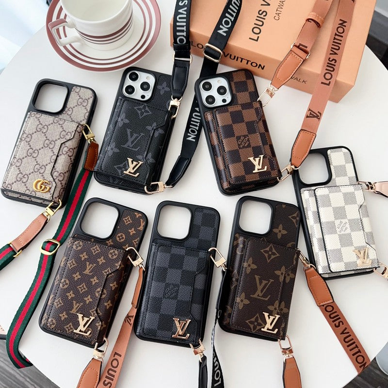 Lou side kort taske crossbody farve iPhone sag