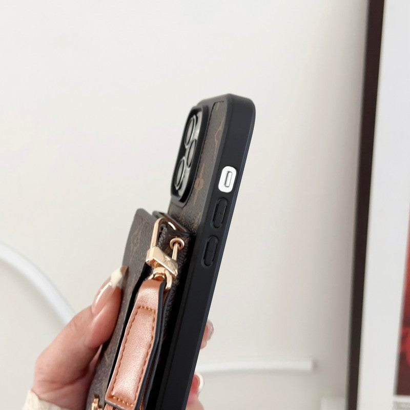 Lou side kort taske crossbody farve iPhone sag