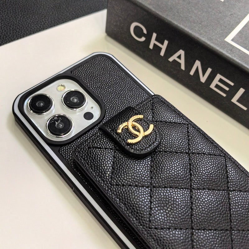 C.C iPhone-Hülle aus Leder zum Umhängen