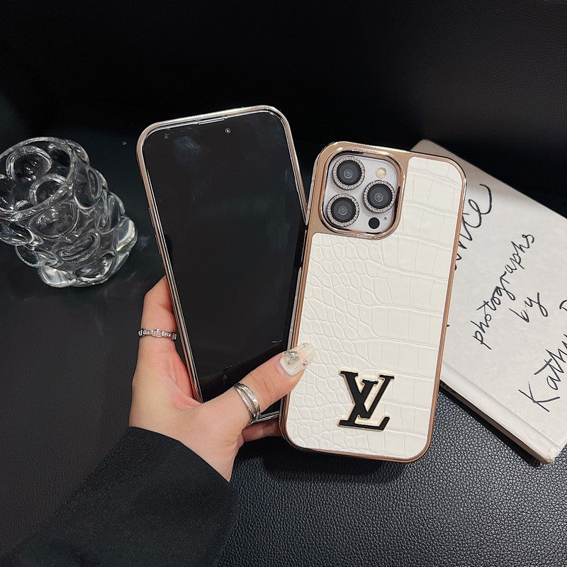 Lou Crocodile Pattern Color Case iPhone