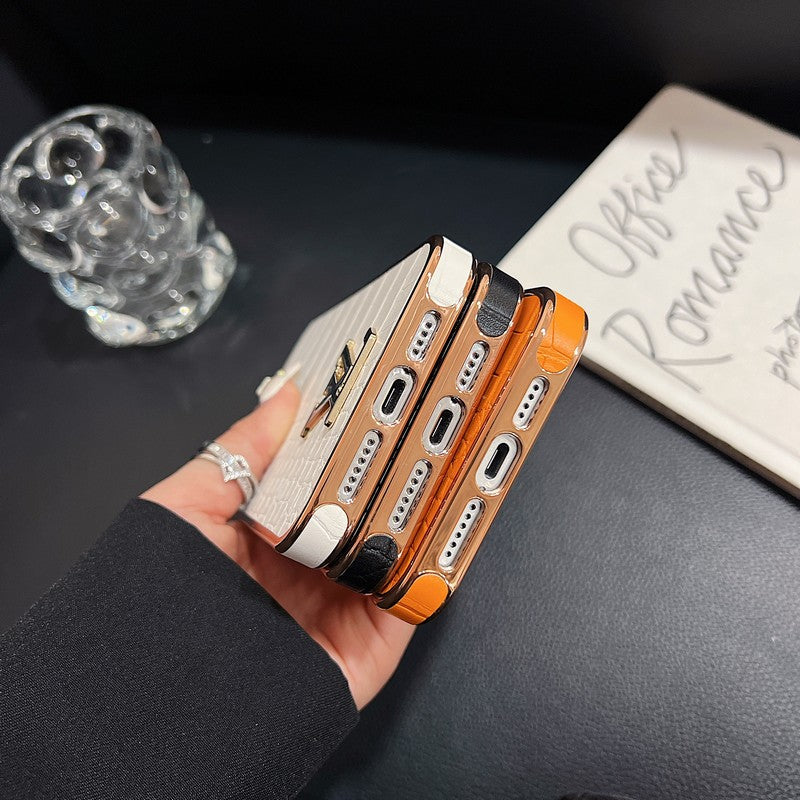 Lou Crocodile Pattern Color Case iPhone