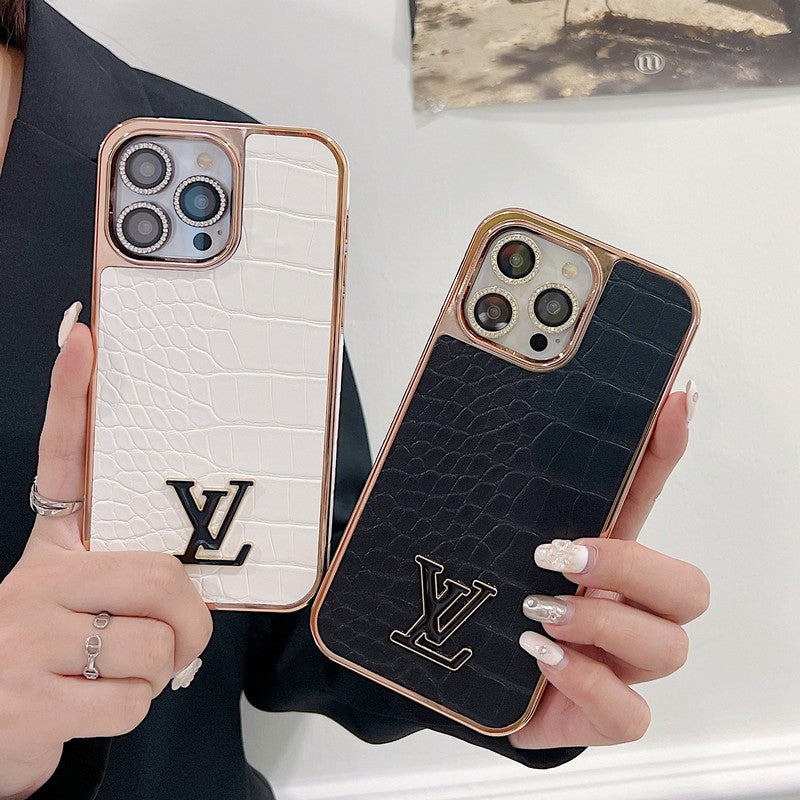 Lou Crocodile Pattern Color Case iPhone