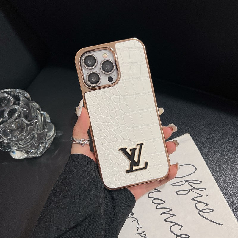 Lou Crocodile Pattern Color Case iPhone