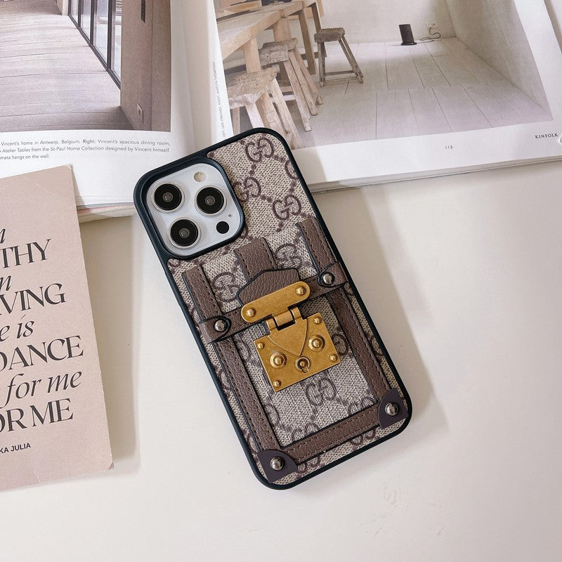 GG LOU 카드 홀더 iPhone 케이스