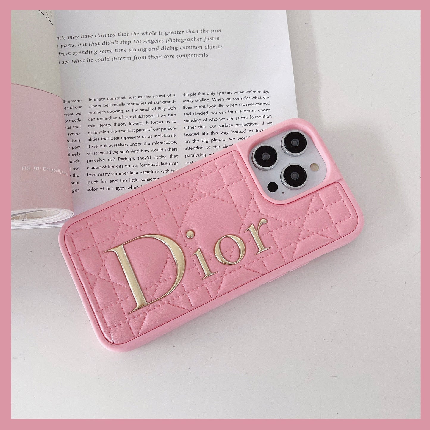 CD arany logó bőr iPhone tok