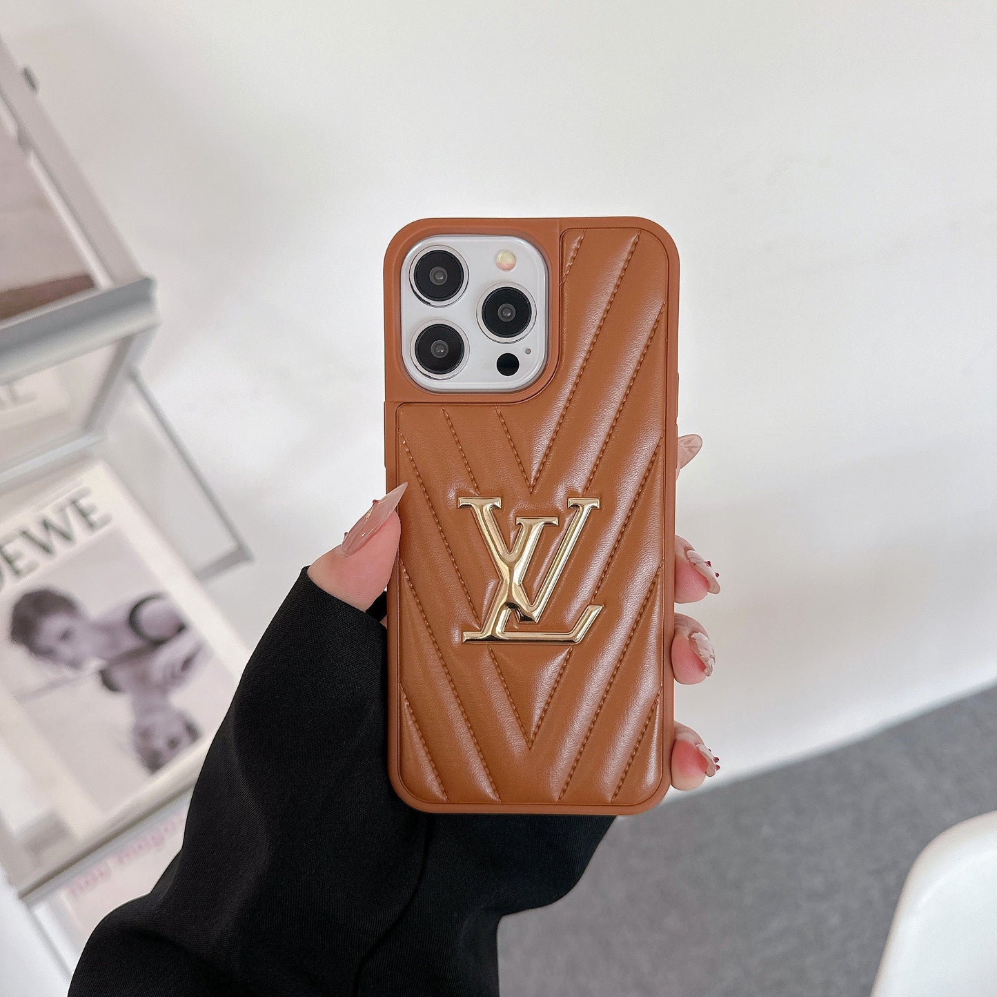 Lou bőr iPhone tok