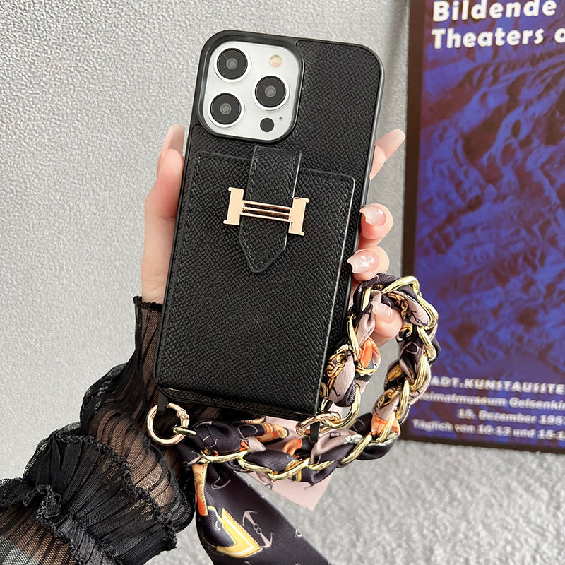 H kártya táska sálak bőr iPhone tok
